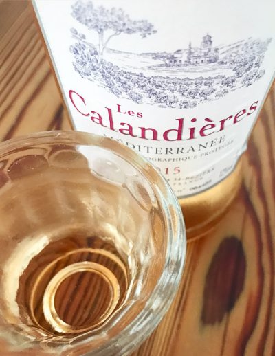 Vinho rosé Les Calandières, vendido pela evino | Cozinha do João