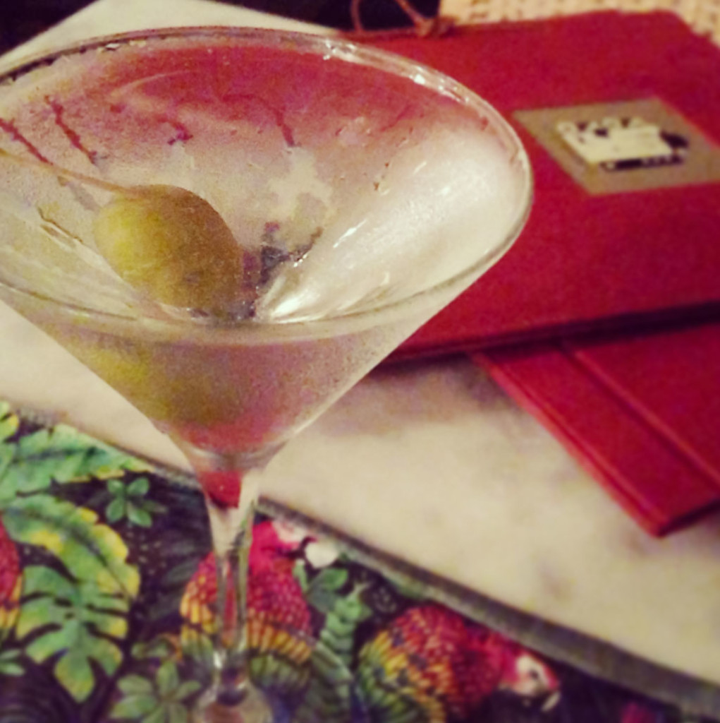 Drink: Dry Martini do restaurante Totó