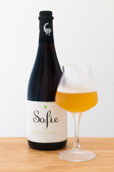 Cerveja Belgian Style Ale Sofie da cervejaria Goose Island | Cozinha do João