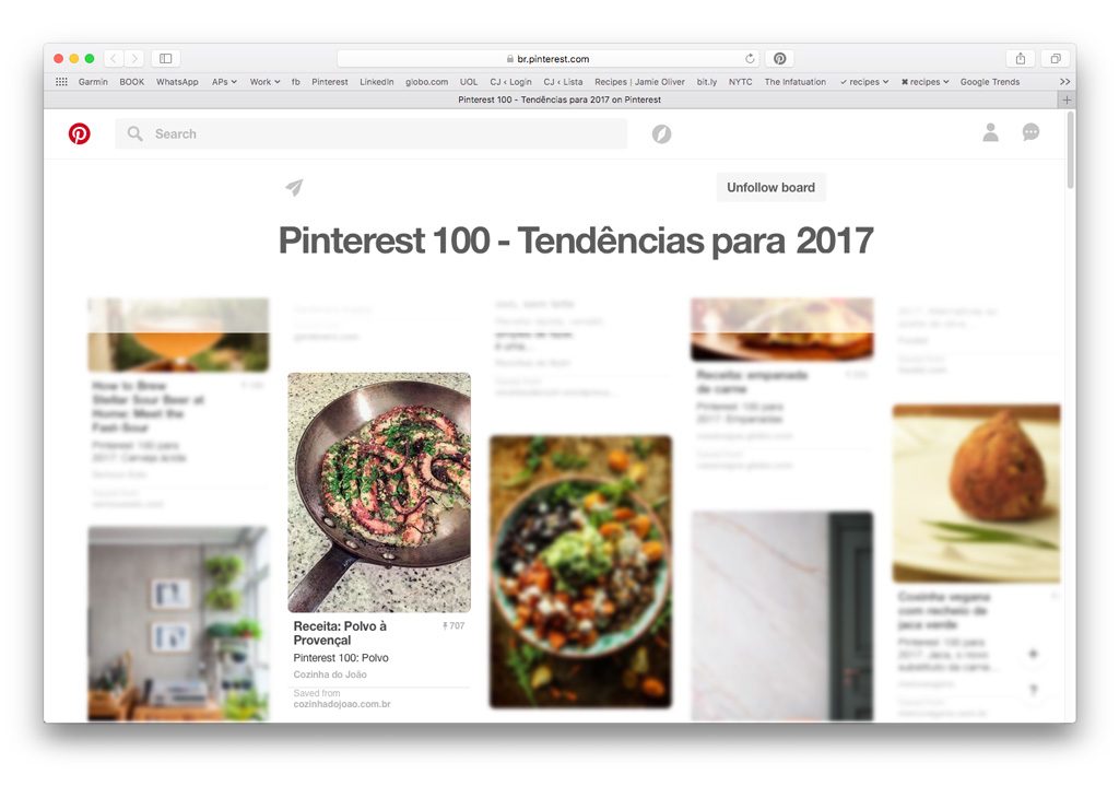 Pinterest elege polvo à provençal da Cozinha do João como tendência para 2017