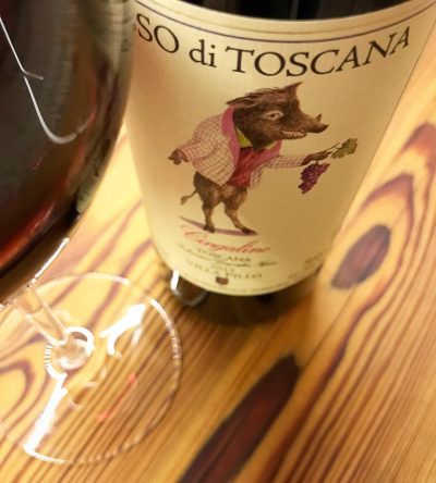 Vinho Cingalino, Rosso di Toscana, vendido pela evino | Cozinha do João