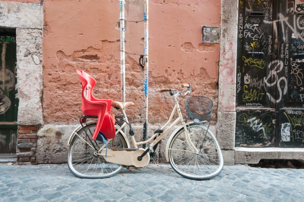 Bike nas ruas de Roma, Itália | Cozinha do João