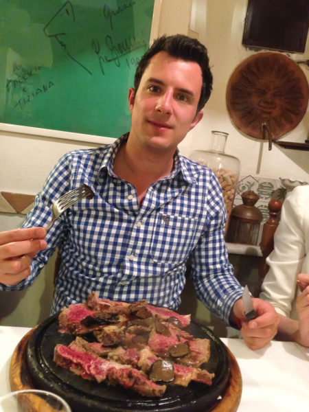 João Junqueira no restaurante Da Fabrizzio em Roma, Itália | Cozinha do João