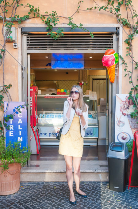 Amanda Figueiredo come sorvete em Roma, Itália | Cozinha do João