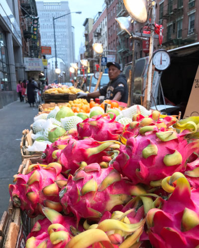 Feira de frutas em Chinatown, Nova York | Cozinha do João
