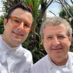 João Junqueira e o chef Laurent Suadeau | Cozinha do João